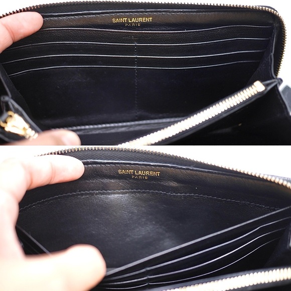 🍓YSL Cassandra Zip Around Patent Wallet - Picture 4 of 11